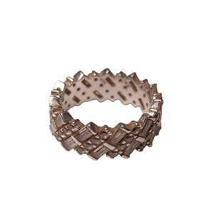 Sterling Silver Baguette Eternity Band Ring